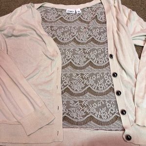 Cream lacy cardigan